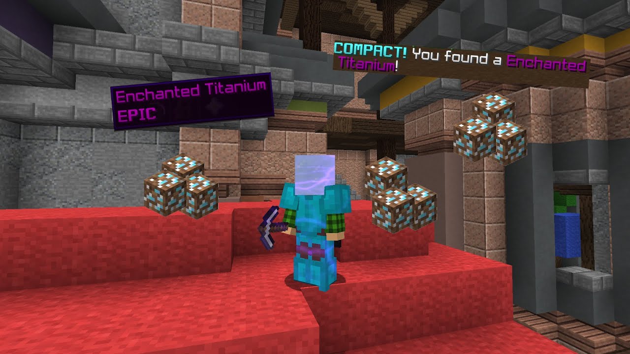 *PATCHED* How to get Enchanted Titanium (Hypixel Skyblock) YouTube