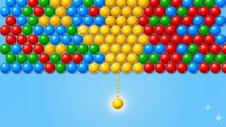 🌕 Bubble Shooter Level 73- 77 Gameplay 🎯 Easy Win Strategy | Android Bubble Shooter Game