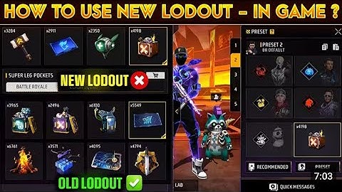 HOW TO USE NEW LOADOUT AFTER OB51 UPDATE! OB51 NEW LOADOUTS IN FREE FIRE FULL DETAIL 🥳❤️‍🔥
