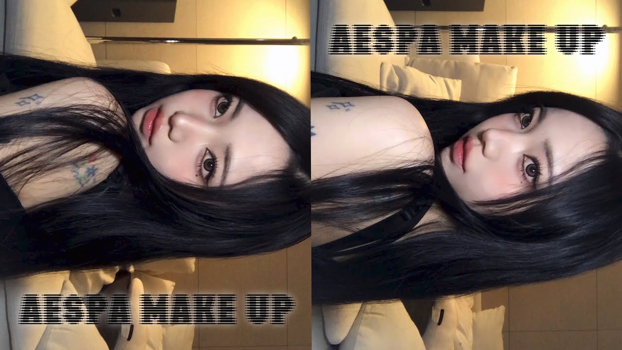 닝닝 아니고 그냥 밍밍한 여성 | aespa ningning makeup | 日本語字幕