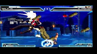 [KOF Mugen] Ralf-15 vs Orochi Yashiro Epic Battle