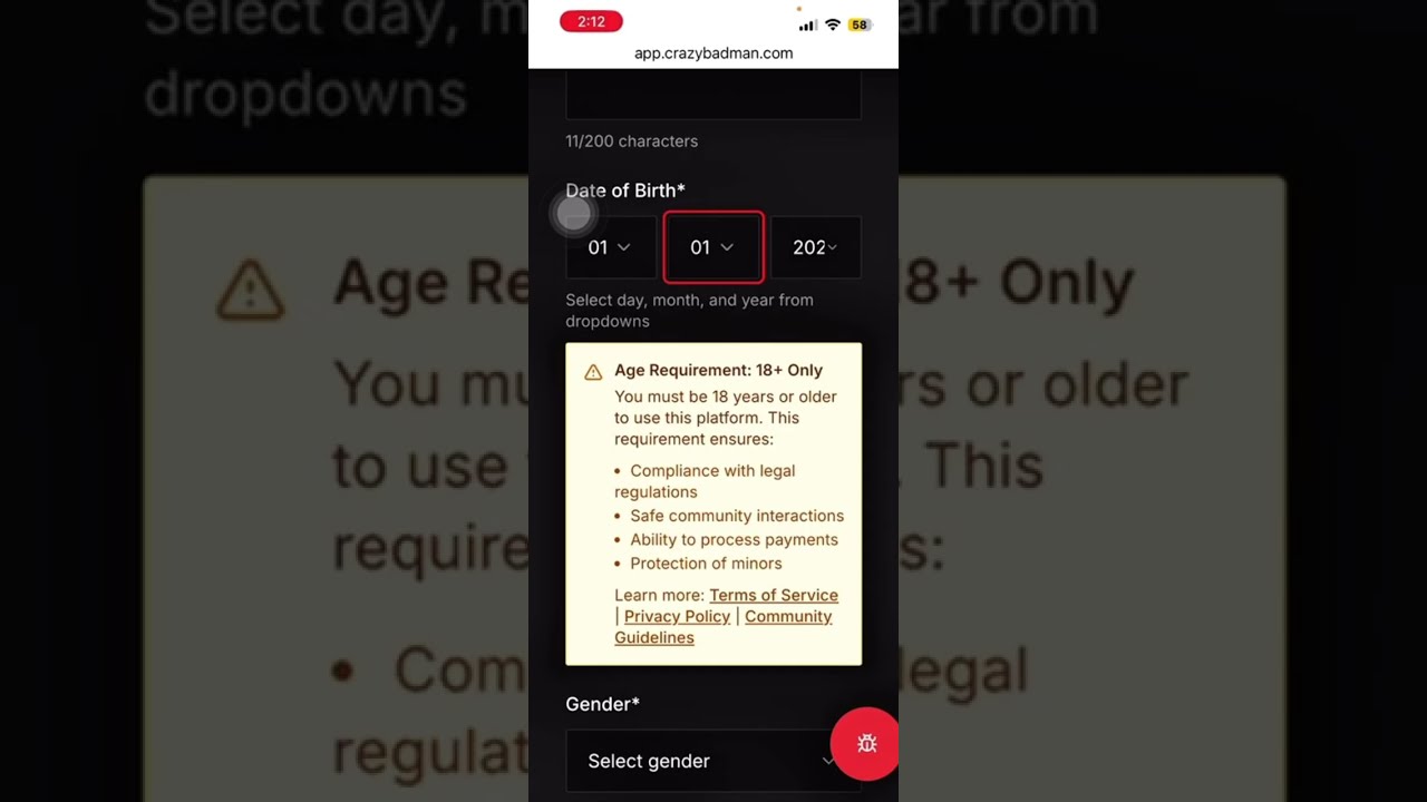 Crazybadman.com profile sign up and organise a game walkthrough. List your sporting game with us!
