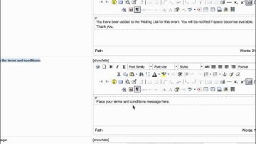 DT Register 2.7.0 Configuration: Messages & Emails