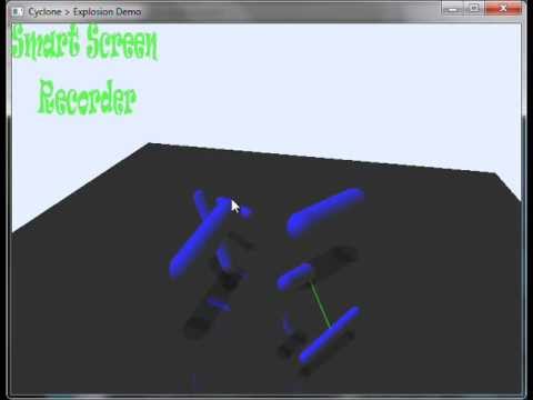 Cyclone physics test - Capsule Collisions