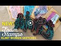 New Gustav Klimt-Inspired Foam Stamps! Fine-Line Designs for Cards, Journals & More–Tutorial Tidbits