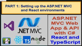 C# ASP.NET MVC Web App & API with React and TypeScript