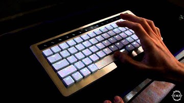 TMS Rapoo KX White Mechanical Keyboard with Yellow Switch Demonstration