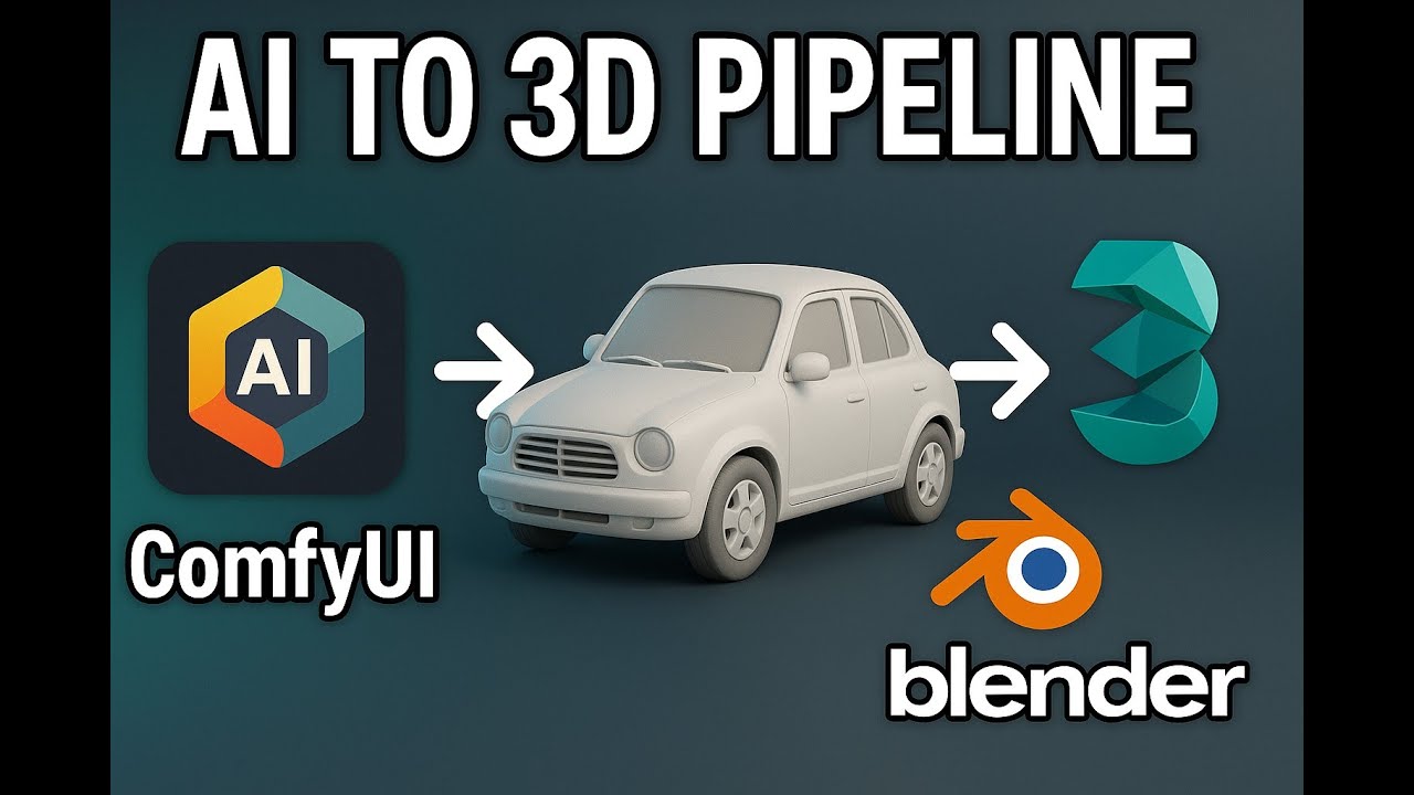 AI to 3D Pipeline: ComfyUI → Blender → 3ds Max - YouTube