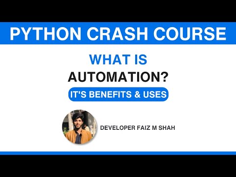 What is Automation | Definition and Uses of Automation | Python Tutorial in Urdu / Hindi / English