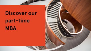Discover our part-time MBA