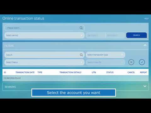 How to view your web transaction status - Eurobank Cyprus E-Banking platform