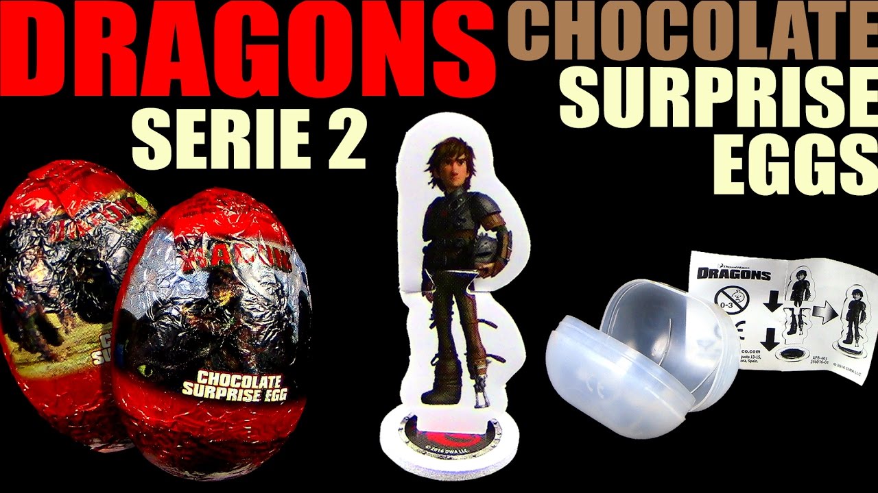 Dragons NEUE SERIE Schokoladen ÜEier Teil 1 / Chocolate Surprise