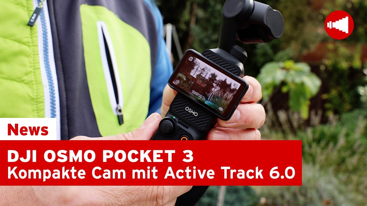 DJI OSMO POCKET 3 - Kompakte Cam mit Active Track 6.0 