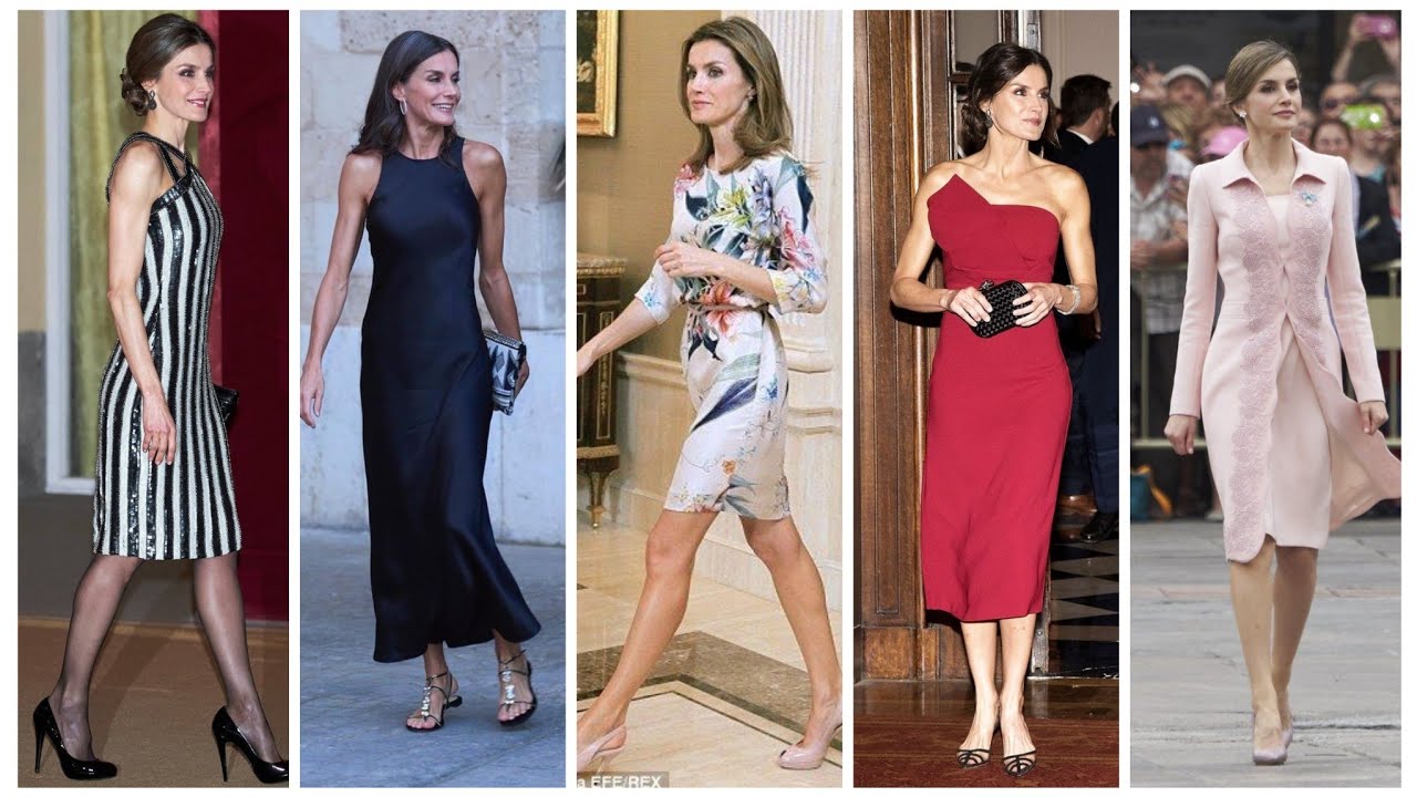 World's most beautiful and gorgeous Queen 👑 Letizia of Spain dress styles/queen Letizia outfits 2024