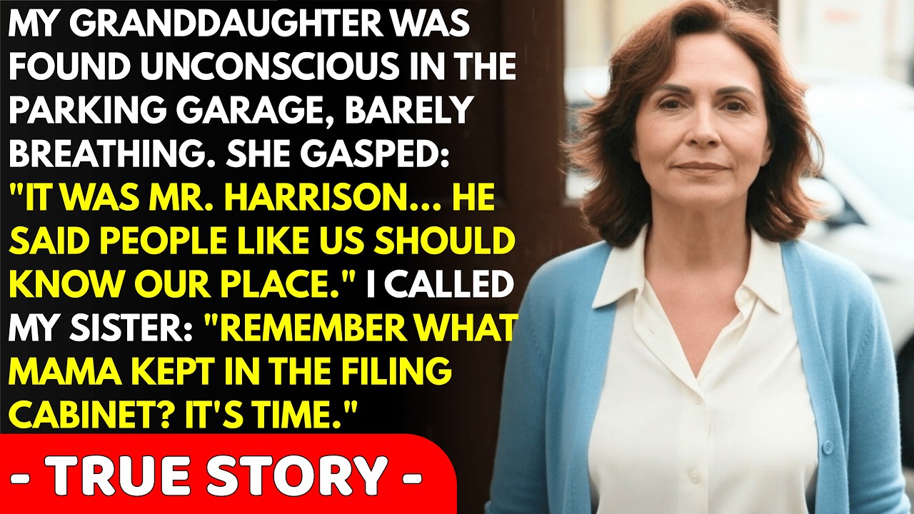 My granddaughter was found unconscious in the parking garage. She whispered 