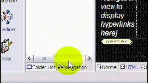 FrontPage Tutorial 3 - Making new page and adding it to navigation bar