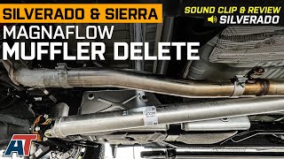 20192022 Silverado & Sierra 5.3L Magnaflow Direct Replacement Muffler Delete Sound Clip & Review