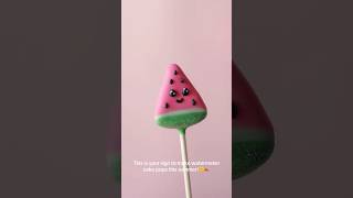 Watermelon Cake Pops for Summer!🌞🍉🩷