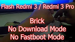 Flash Redmi 3/ Pro hardbrick (mati total) no download mode, no fastboot mode via kabel DFC - Durasi: 13.10. 