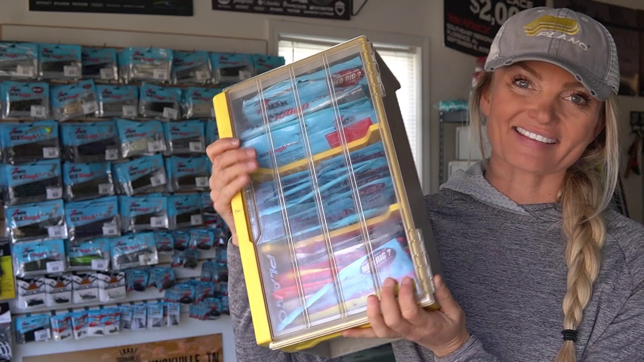 The Plano EDGE Plastics Box has changed the way Kayak Angler, Kristine Fischer stores her tackle.