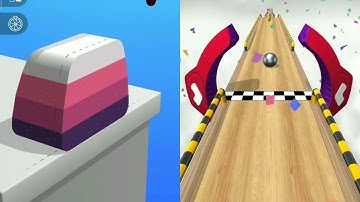 ✅Slicing ASMR🆚Going balls-Max level ASMR Gameplay ioS,Android update new levels|walk through games