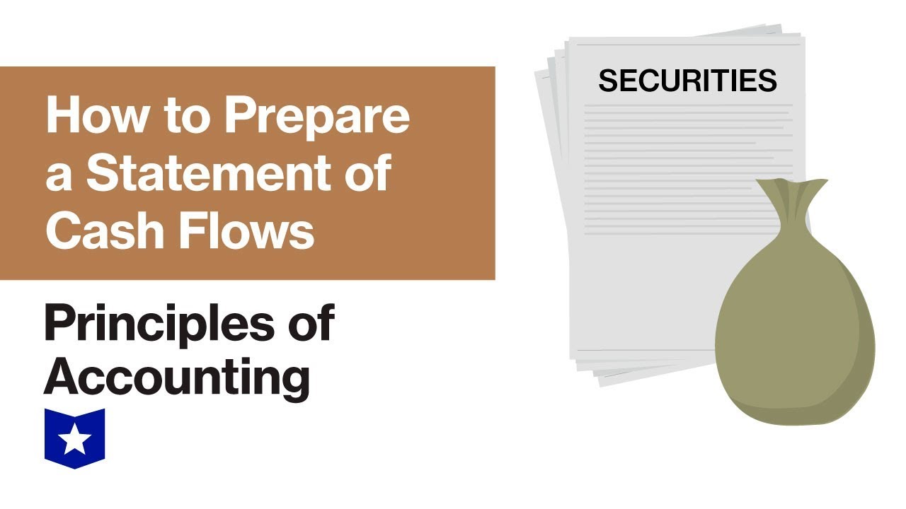 How to Prepare a Statement of Cash Flows | Principles of Accounting ...