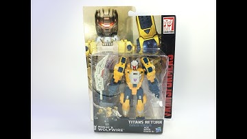 Transformers: Titans Return - Deluxe WOLFWIRE w/ Monxo