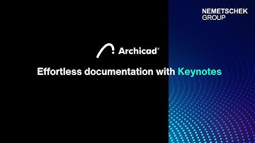 Enhance Project Documentation with Archicad Keynotes | Smarter Annotations