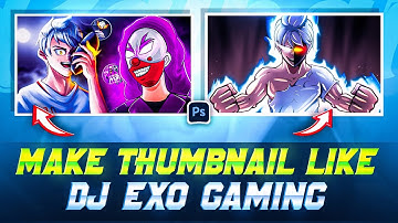 How To Make Montage Thumbnail Like @Djexo FF || Thumbnail Tutorial 🔥