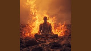 Serene Fire Reflection