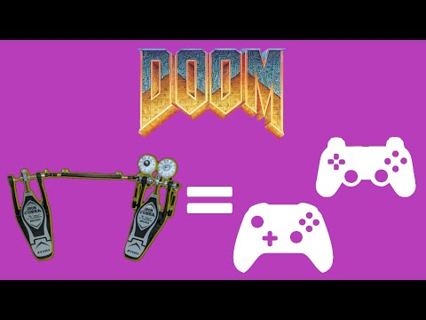 Can you play DOOM with bass drum pedals?