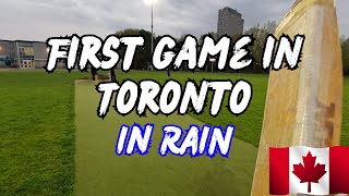 FIRST MATCH after TWO years! BATTING in RAIN!! | Batsmen Helmet Cam View (GOPRO POV Village Cricket)
