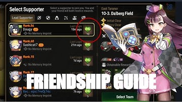 Epic Seven Friendship Guide