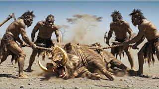 Life 3.2 million years ago | How Daring Homo Habilis Were to Destroy Dangerous GIANT WILD BOARS