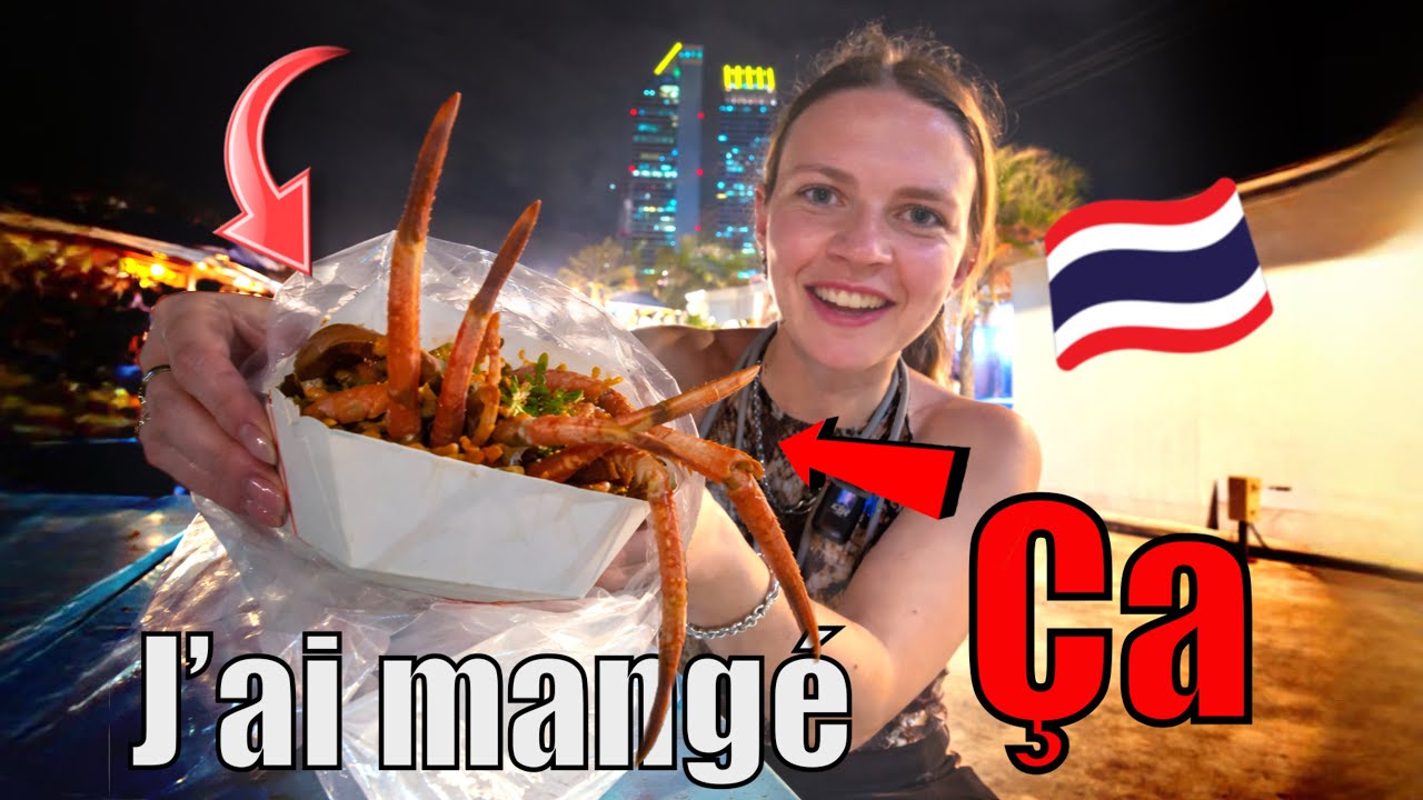 STREET FOOD à BANGKOK : j’ai goûté les aliments les PLUS ÉTRANGES… j’ai failli abandonner 😬