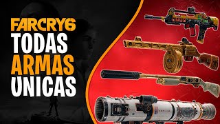 LOCALIZAÇÃO DE TODAS ARMAS UNICAS DE FAR CRY 6 (TROFÉU  ARSENAL DIVERSIFICADO)