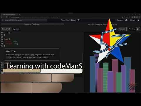 Learn CSS | FreeCodeCamp Learn CSS Variables by Building a City Skyline - Step 57