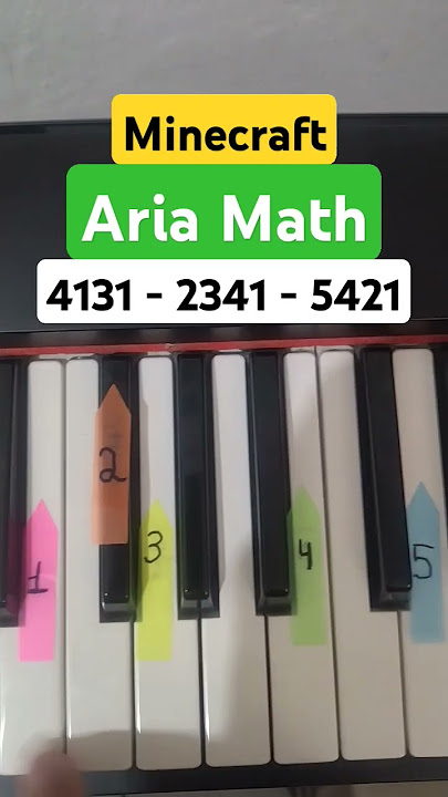 Aria Math – Easy Minecraft Piano Tutorial 🎹✨