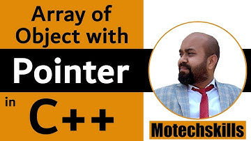 Array of object with pointer in C++ (OOPS) | Pointer with array of objects in Hindi