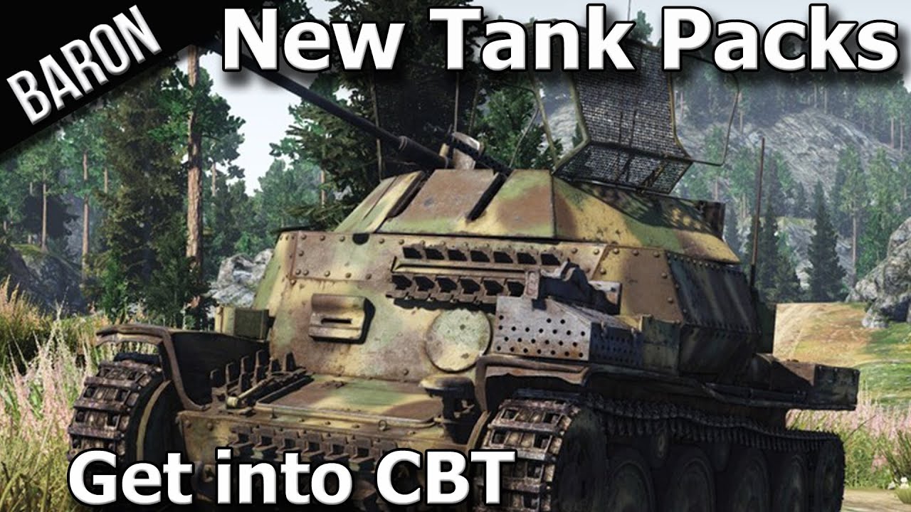 War Thunder Tanks New Tank Packs, CBT Access War Thunder Ground