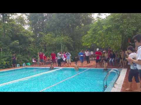 Video Vòng loại bơi ếch 50m Đoàn thị Điểm ecopark 2016 - youtube