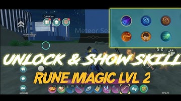 How to Unlock Rune magic lvl 2 and show skill | Utopia Origin