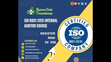 ISO 9001:2015 Internal Auditor Course