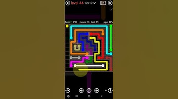 How To Solve Flow Free Star Field Pack Level 44 12x12 Hard Board Walk Through Solution Walkthrough