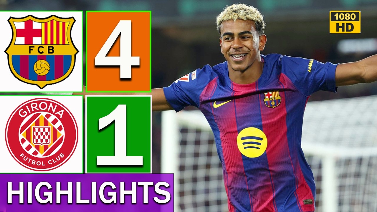 Lamine Yamal Show ⚽ Barcelona vs Girona 4-1 Highlights & All Goals 2026