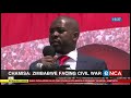 Chamisa says Zimbabwe is facing a civil war
