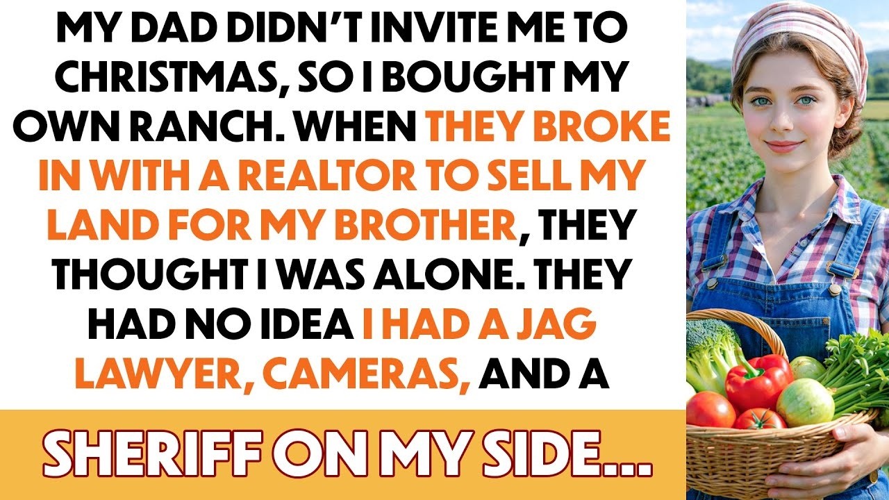Dad Cut Me Out Of Christmas — Then Tried To Sell My Ranch  He Never Expected The Sheriff To Be...
