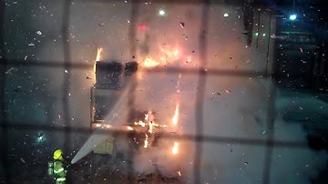 High Rack Storage Fire Test