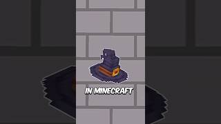 Minecraft Witch Hat Decoration Trick 😯 Easy build hack #shorts