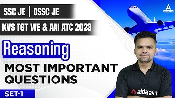 SSC JE/OSSC JE/KVS TGT/AAI ATC 2023 | AAI ATC Reasoning | Most Important Questions #1